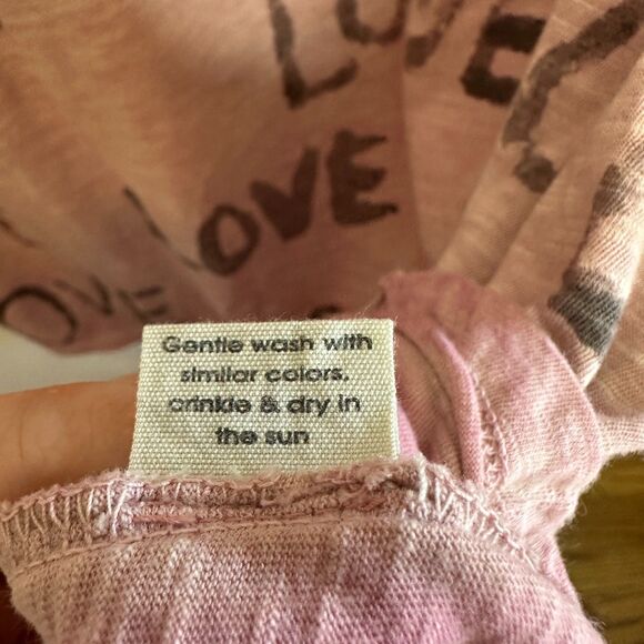 Magnolia Pearl Love Love Love Tee Purple Multi NWT - Picture 9 of 10